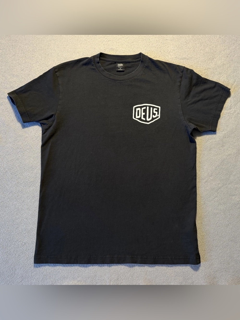Deus Ex Machina T-Shirt Men’s Large Black Motorcycles Parts & Service Tee